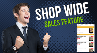 Shop wide sales feature
